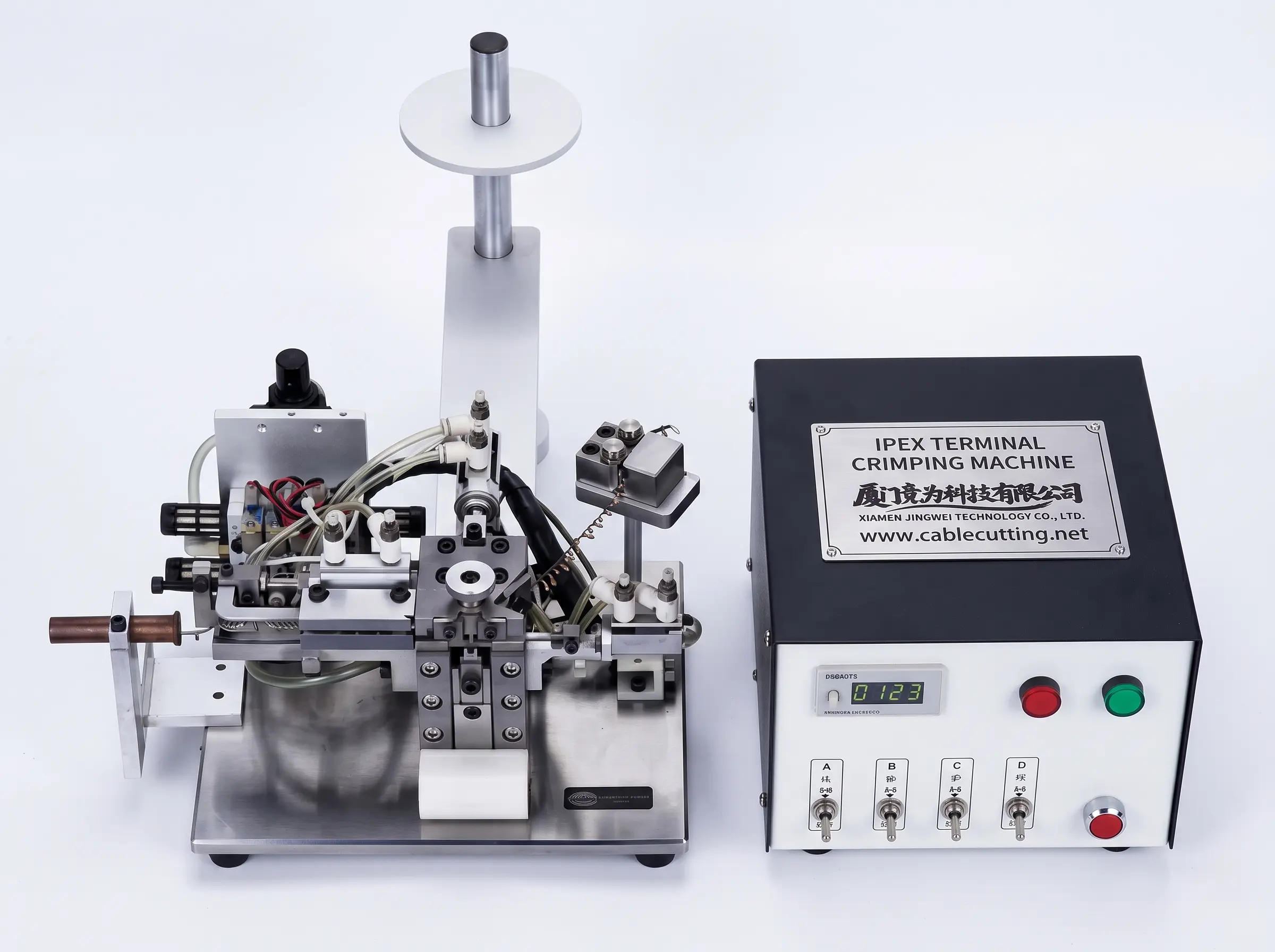 IPEX Koaxialkabelpressmaskin – Automatisk och effektiv kabelbearbetning
