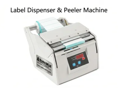 Automatisk etikettdispenser och avtagningsmaskin X-130 Thumb