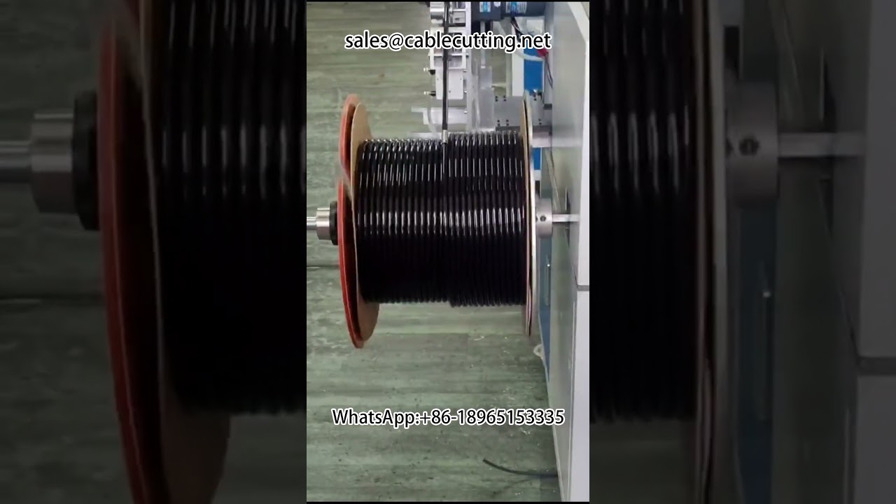 Automatic Metre Counting Sorting and Cutting Tube Winding and Winding Machine #Meter Counting Tube W