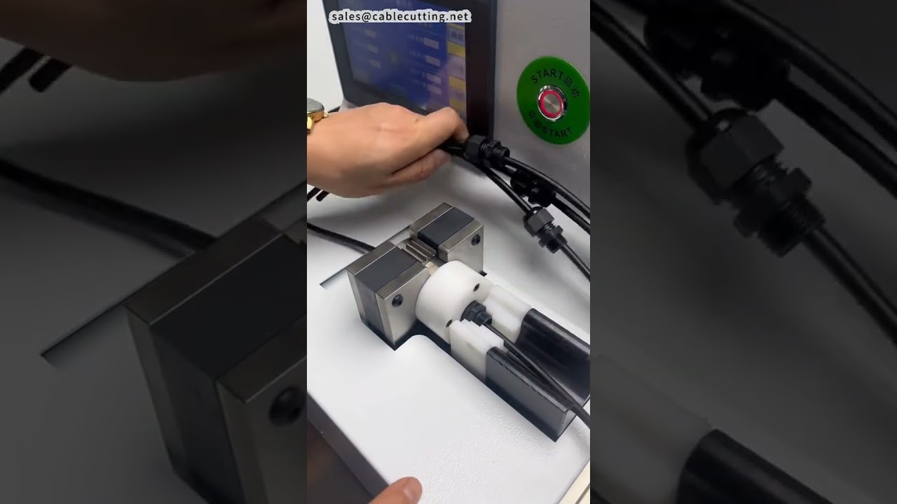 New Nut Fastening Machine Works with Wires Attached to Both Ends #factory #machine