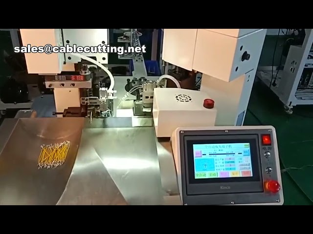 Automatisk ändterminalpressmaskin för båda ändar – Hög hastighet & precision