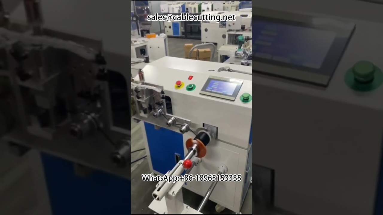 Automatisk tråd- och kabelrullningsmaskin | Höghastighetsbindningssystem