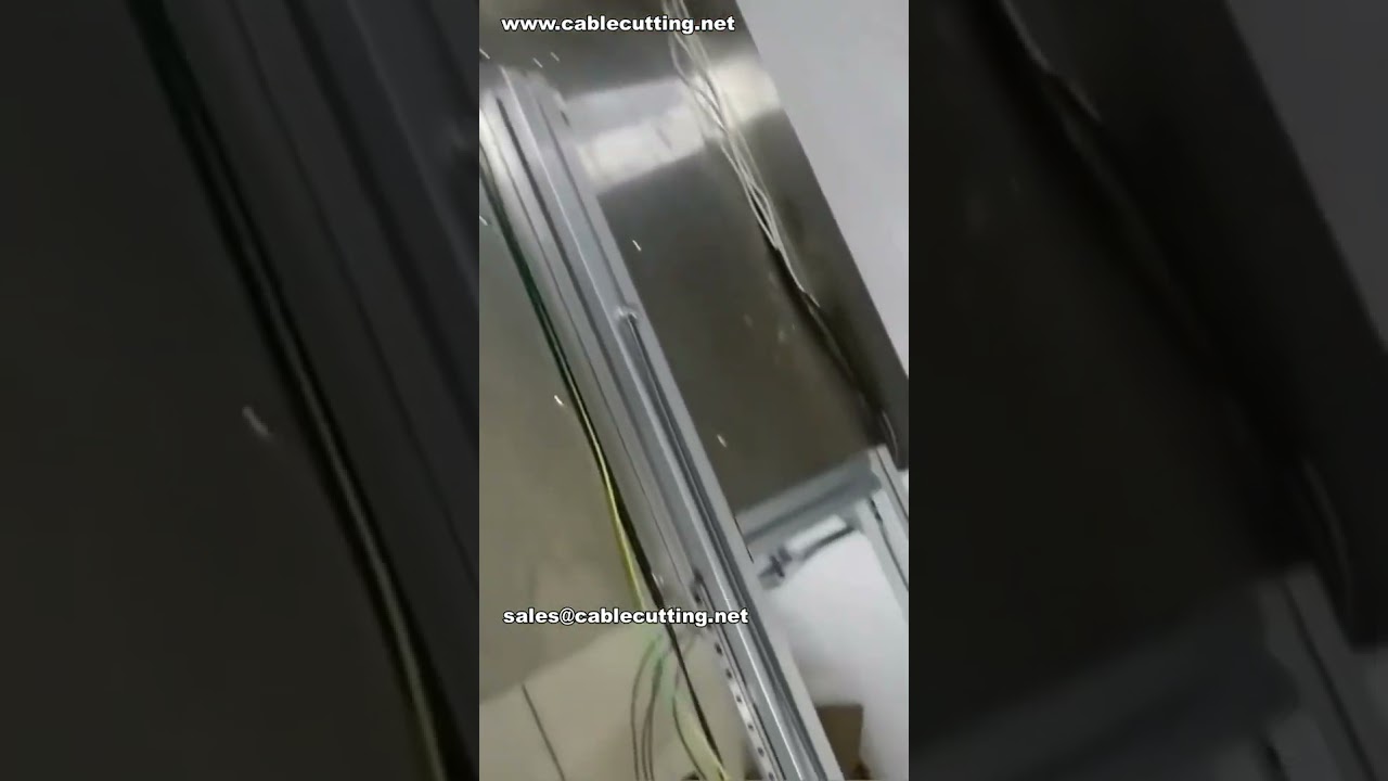 Automatisk kabelförbindningsmaskin – Mäter, binder varje meter och rullar upp automatiskt