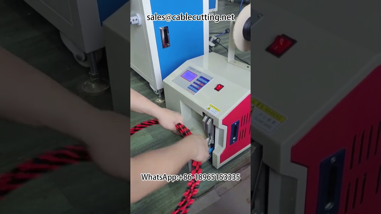 Electricians wall threader, automatic metre counting, rewinding and cutting in one #wall threader #w