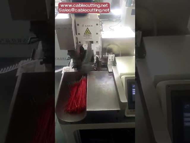 Wire terminal crimper electric wires cables stripping cutting single ends terminal crimping machine