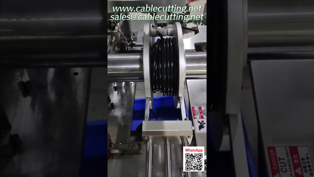 Helautomatisk kabelupprullningsmaskin – med automatisk bindning & kapning