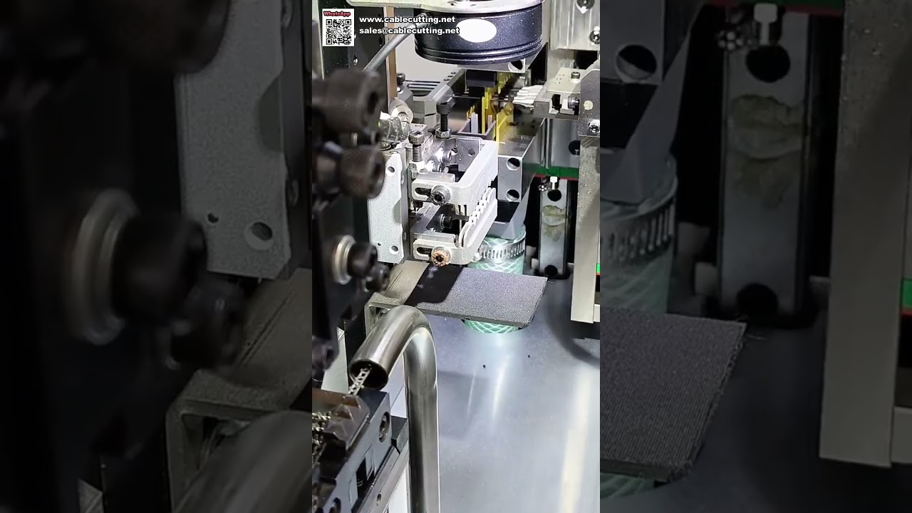 Helautomatisk terminalkrimpmaskin med avancerat CCD-visioninspektionssystem