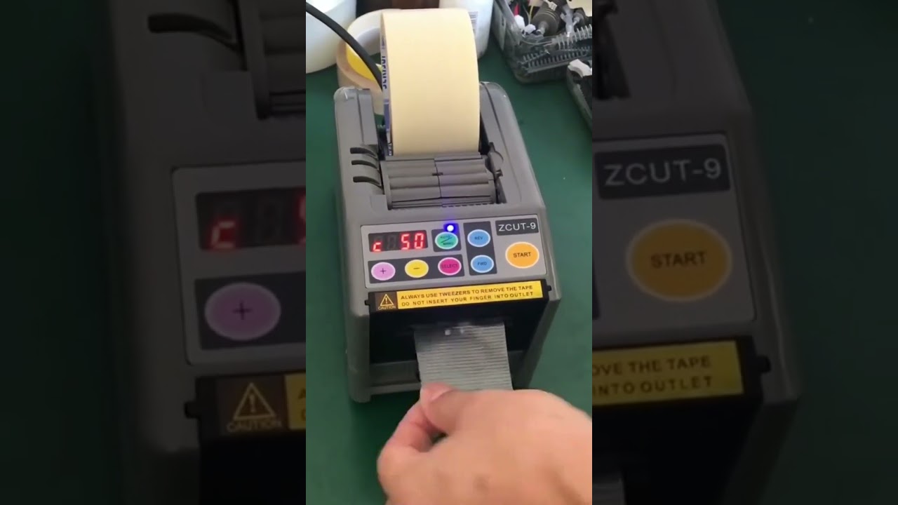 Helautomatisk tejpskärningsmaskin – Funktioner för industriell automation #fabrik #maskin