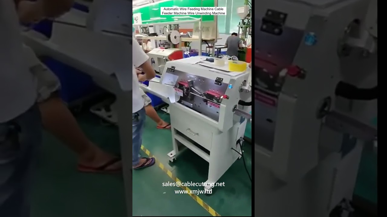 Automatisk trådmatningsmaskin – kabelmatare & trådavrullare för effektiv produktion
