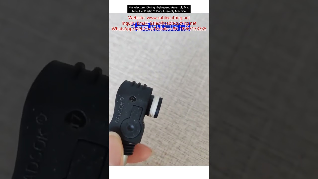 Höghastighetsmonteringsmaskin för O-ringar & platta plastringar – Effektiv automationslösning