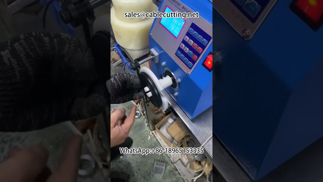 Handhållen kabelvindare P-X-2 – Automatisk lindning & avisolering av datakablar
