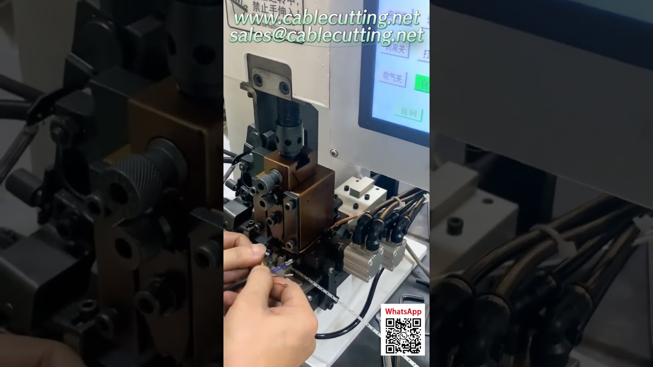 ماكينة كبس أطراف التوصيل  أداة تعرية وكبس