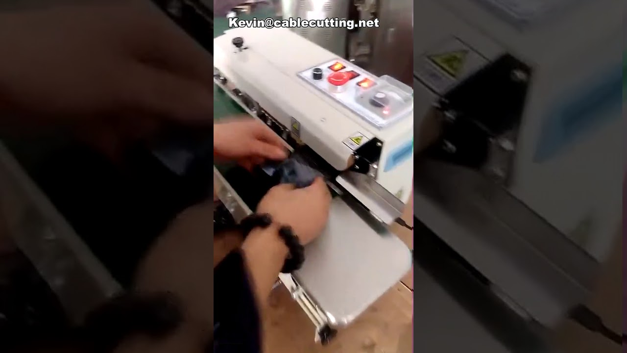 Automatisk kontinuerlig värmeförslutare för aluminiumfolie- och PVC-påsar – snabb och pålitlig