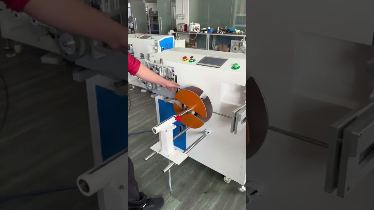 Versatile Re Coiling Machine 1 15mm Precise Metering, Neat Coiling, Up to 15kg Load, Fast Tying