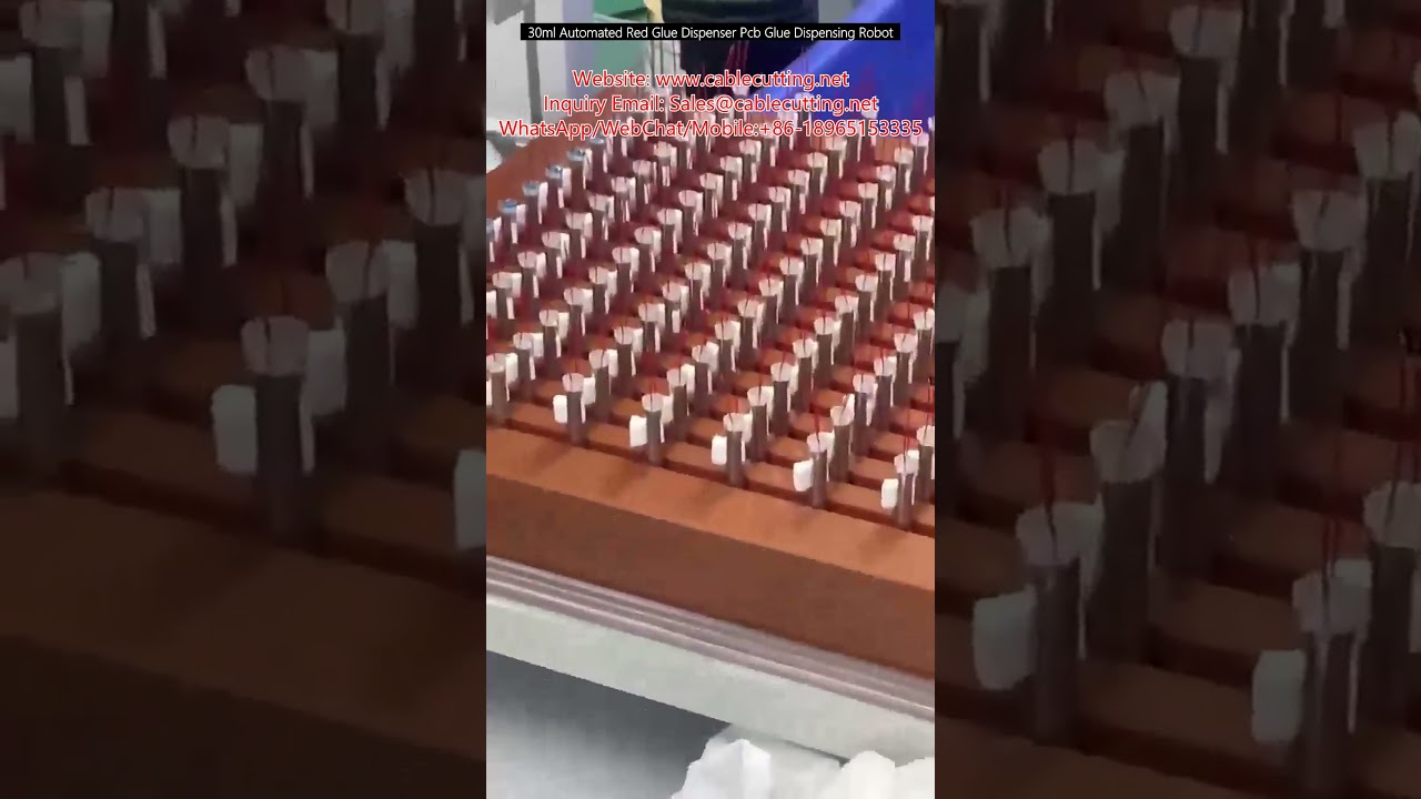 Automatisk 30 ml rödlimsdispenser för PCB-limning – precisionsrobot för montering