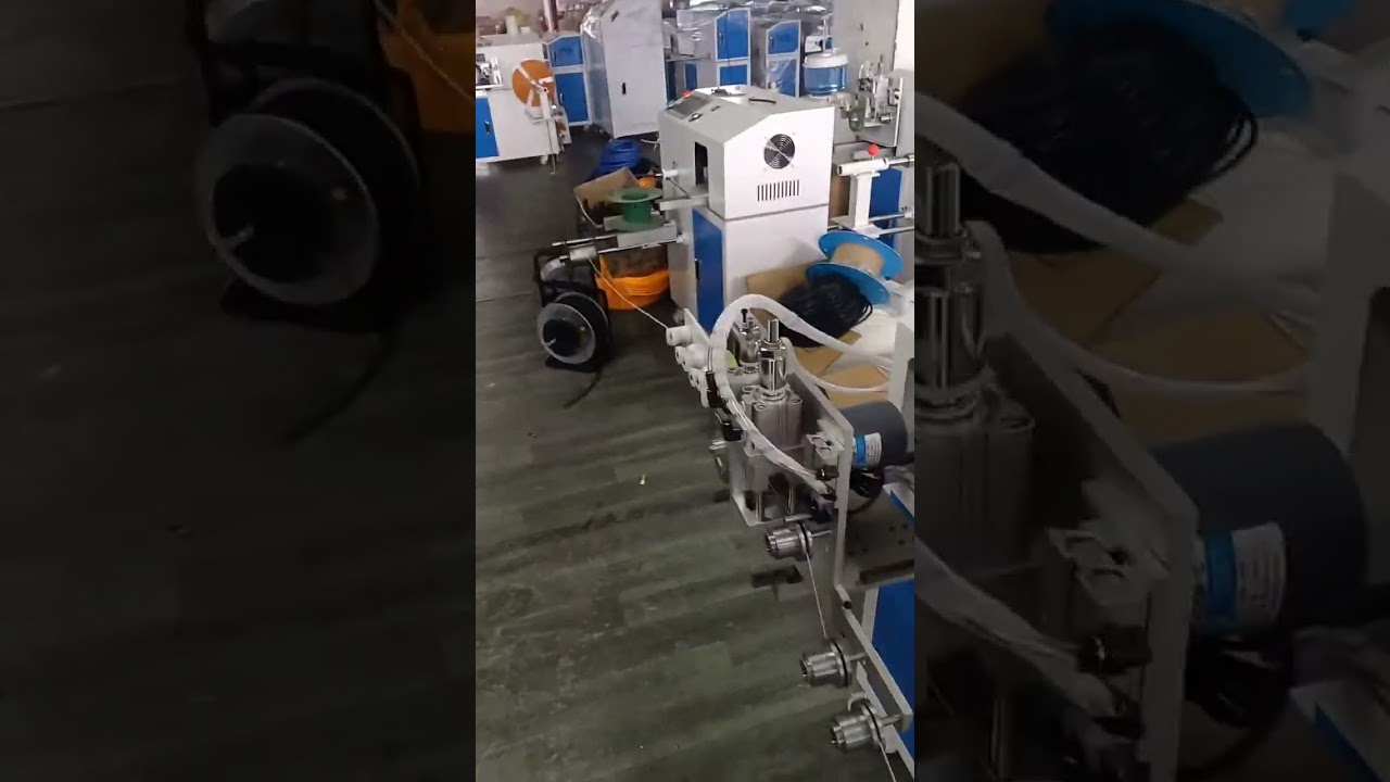 Floor Standing Automatic Sorting, Cutting & Wire Coiling Machine for Coaxial RF Cables #factory