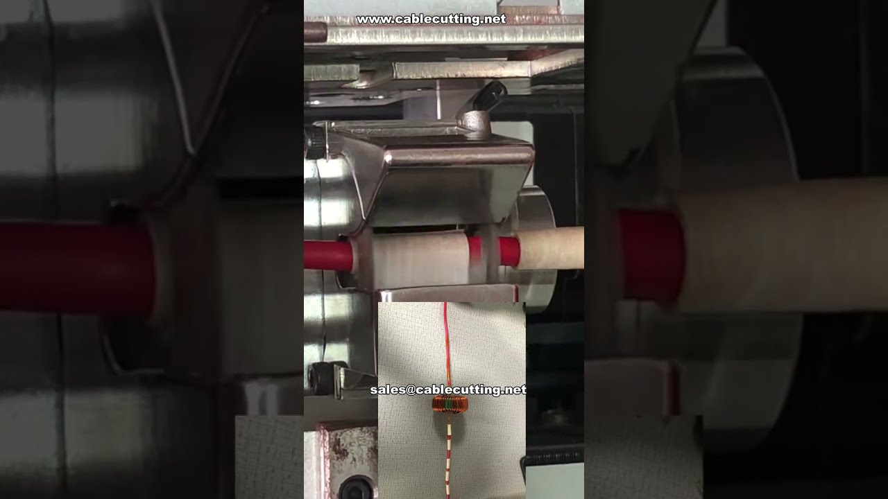 Automatisk tejpmaskin för magnetiska induktionsspolar – livedemo | Smart tillverkningsutrustning
