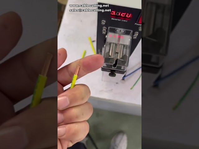4SQMM Elektrisk Trådavskalningsmaskin – Automatisk Kabelavskalare för Industriell Precision