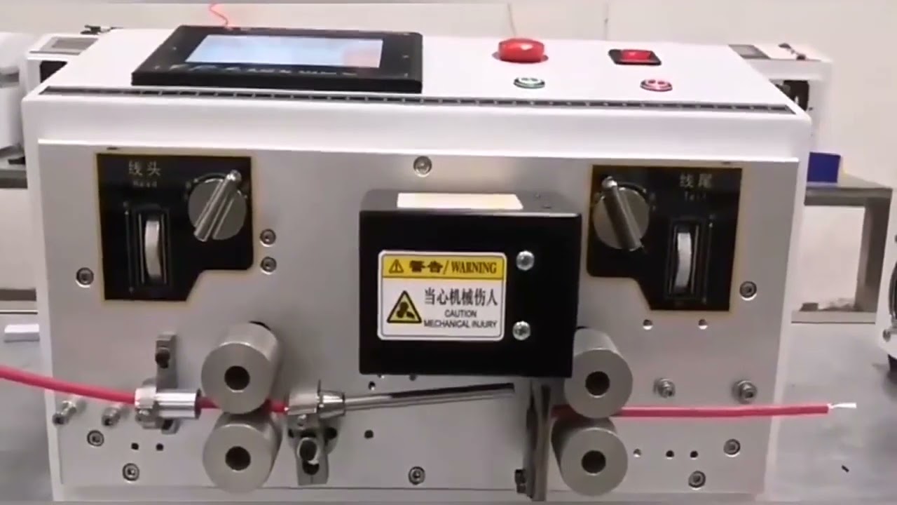 Automatic Computer Wire Stripping Cutting Machine Wire Stripping Machine With Double Round Sheathed
