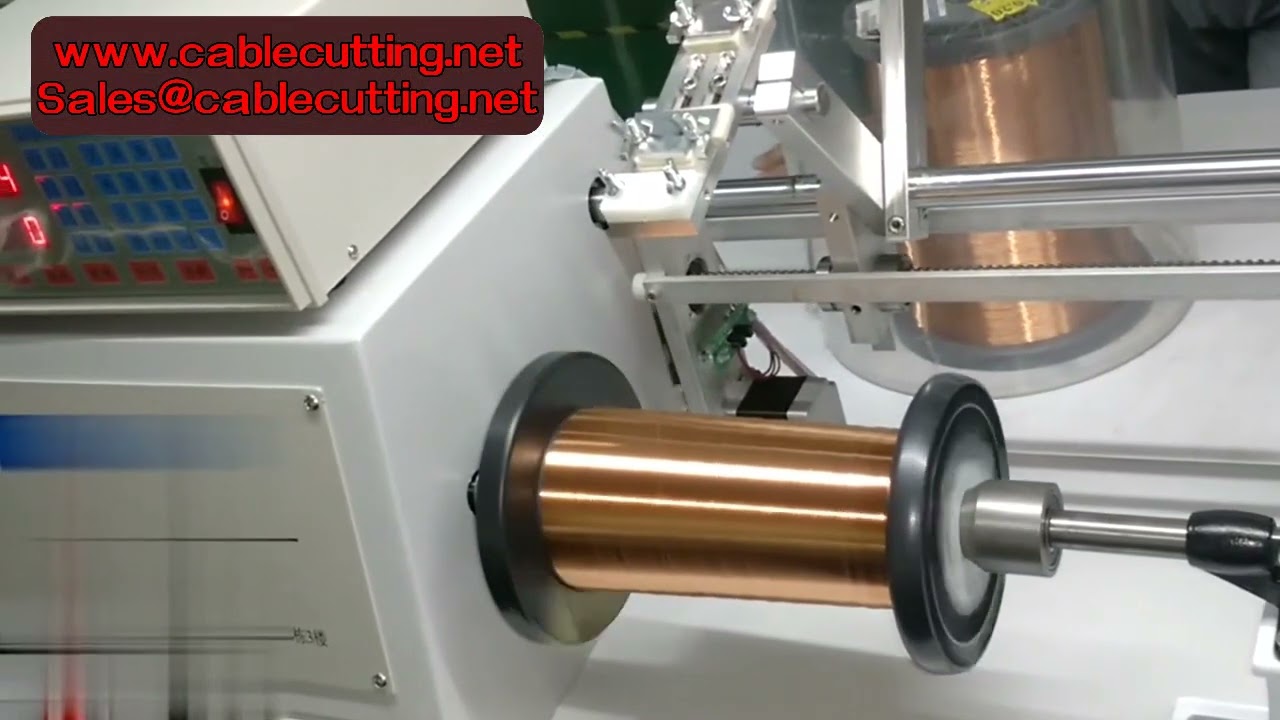 Automatisk trådlindningsmaskin 0,1–2 mm – Datorstyrd spole- och filamentdispenser