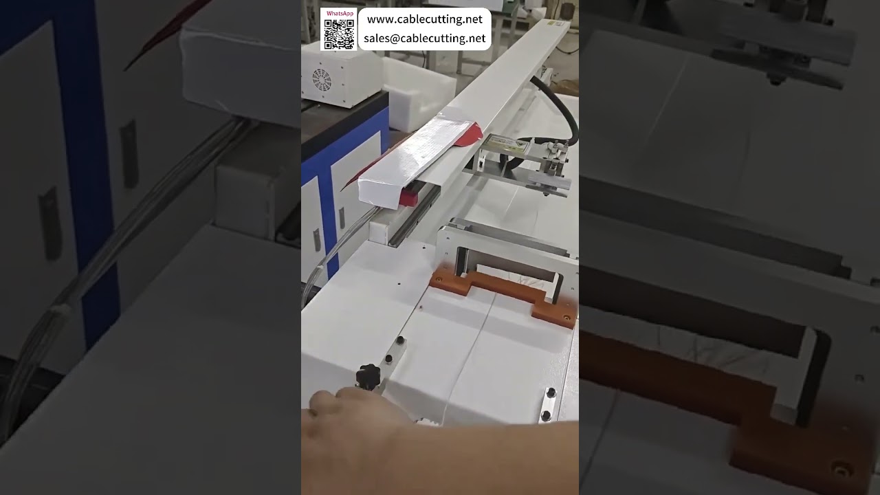 Automatisk materialdragnings- och skärmaskin för högprecisionsprocesser med flertrådiga kablage - Kortversion