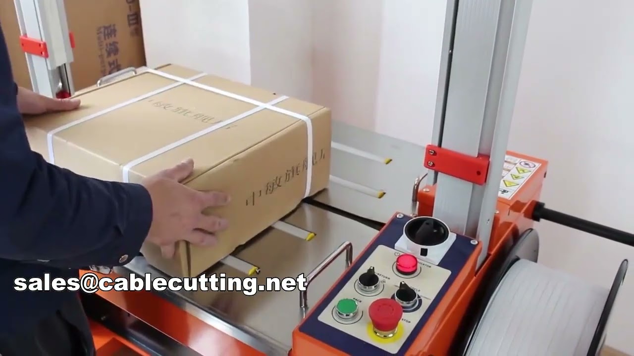WPM-X201: Kraftfull boxbandningsmaskin för effektiv förpackning