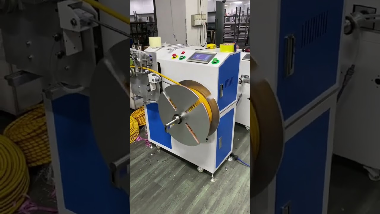 Neat & Precise Pipe Coiler with Accurate Metering #factory #machine