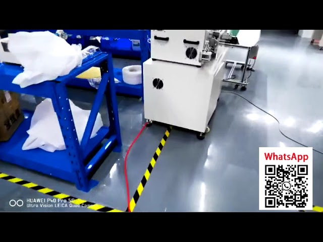 Automatisk kabelavisolering: 70mm² med upprullning & 50mm² med robotarm och transportband