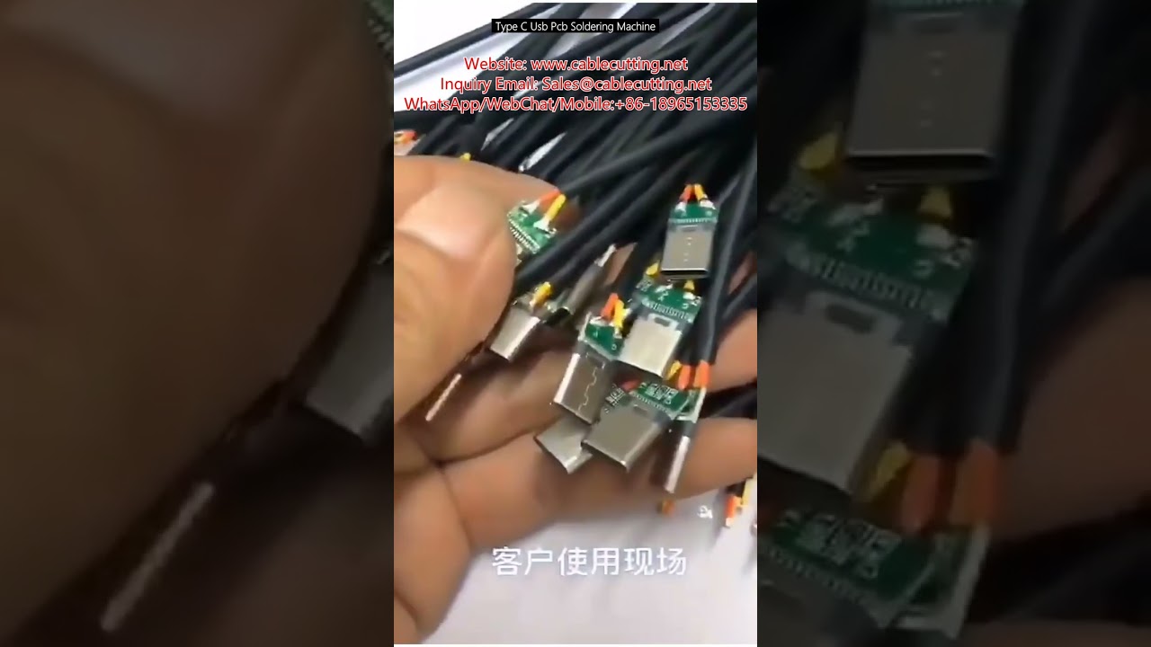 Automatisk lödningsmaskin för USB-C PCB-montering