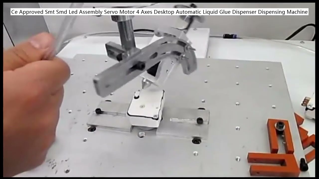 CE-godkänd 4-axlig automatisk dispenser för flytande lim – SMT/SMD LED-montering med servomotorprecision