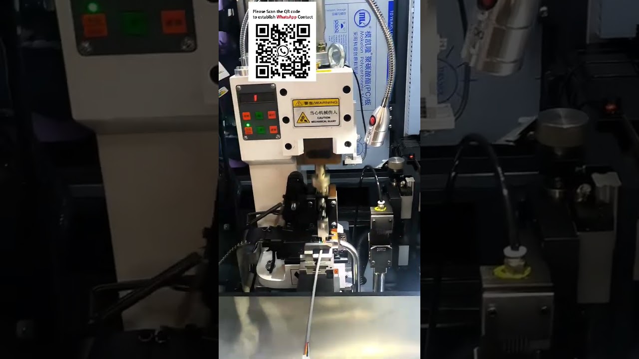 Multi Core Jacketed Cable Processor Strip, Crimp Core Wires & Insert into Housing VisionPressure