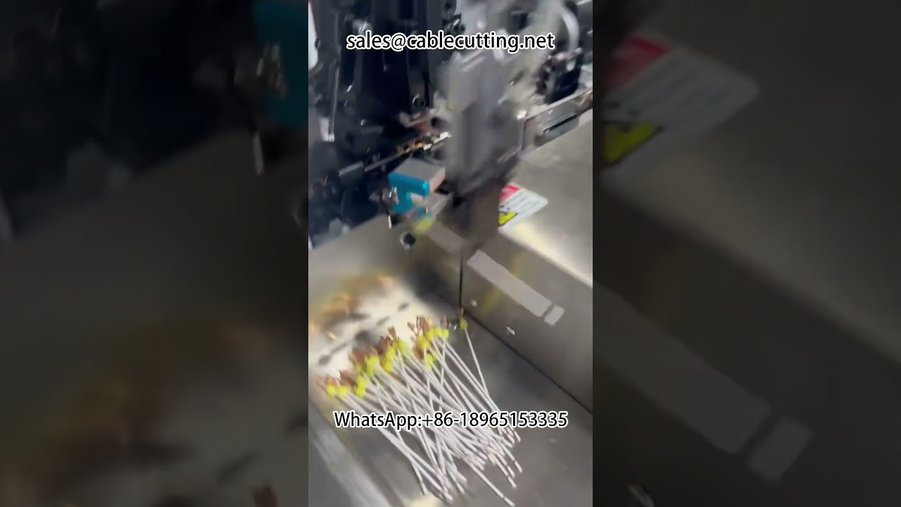 Automatisk enkelgenomföring vattentät kontakt avskalnings- och krympmaskin | Trådbearbetningsmaskin